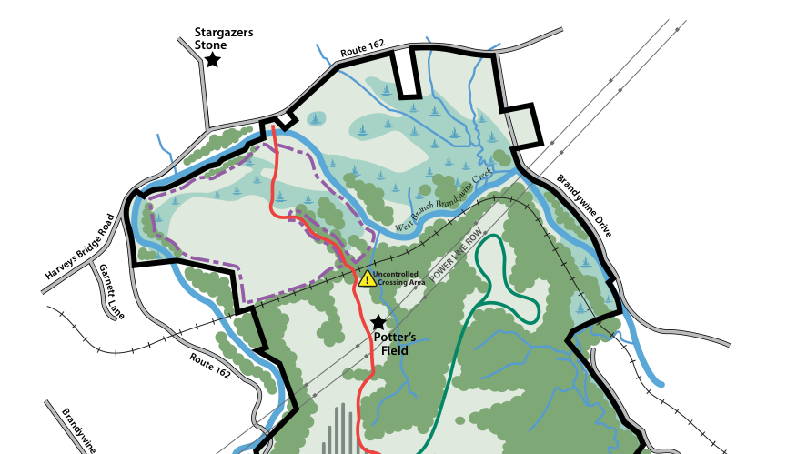 Cheslen trail map
